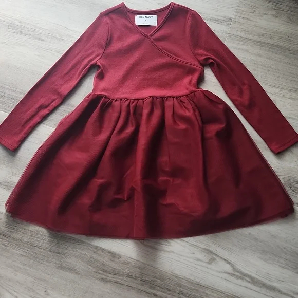 Old Navy Toddler Girl's Mock Wrap Dress - Picture 4 of 7